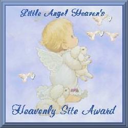 Award given to Amanda's Web Site from Jan at www.jandingo.com