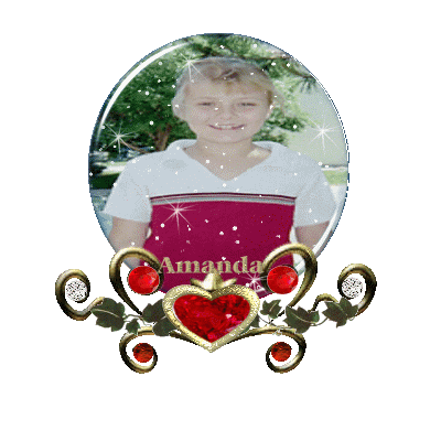 A beautiful Anamation Gift for Amanda's 1st Heavenly Anniversary